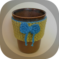 crochet, pause café, cosy mug