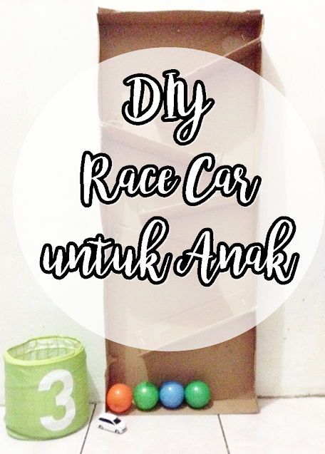 DIY Race Car dari Kardus untuk Anak