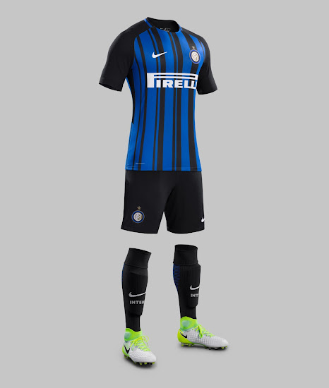 Inter Milan 17-18 Home Kit Released - Footy Headlines