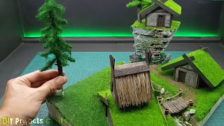 How to make Realistic Diorama Viking Village