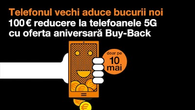 Clienții Orange primesc un voucher de 100 euro pentru telefonul vechi