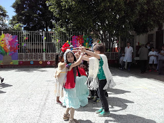 Otro momento más de la ronda de los alumnos