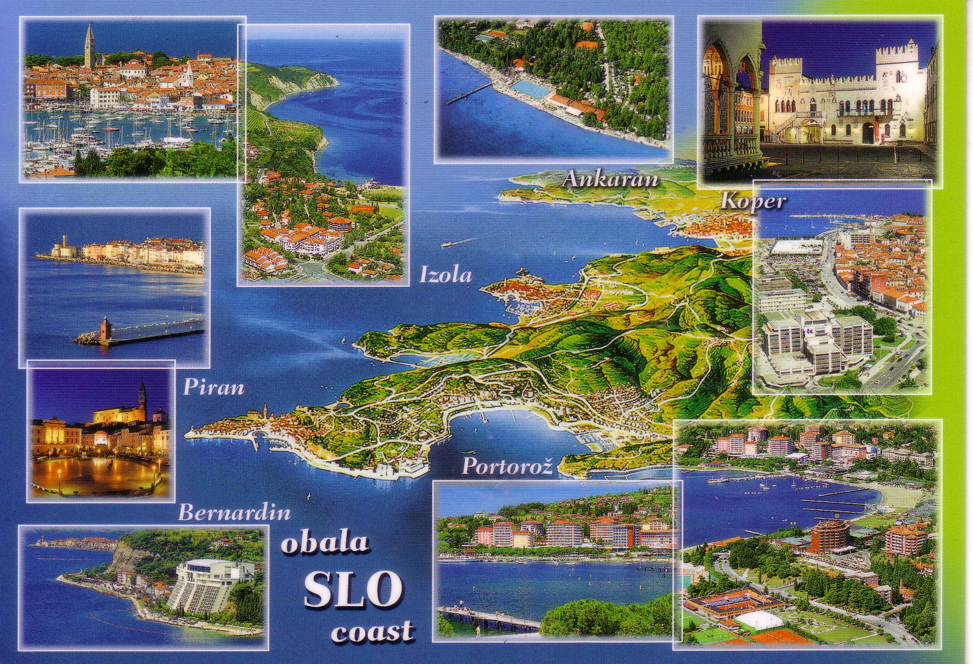 Old Postcard From Slovenia Limited Edition Stamps Collection