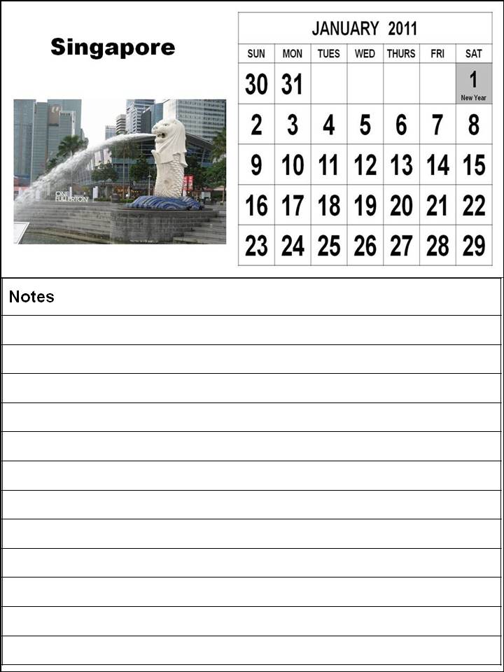 singapore 2011 calendar with public holidays. Free Printable Singapore 2011 January Calendar with Holidays (PH)