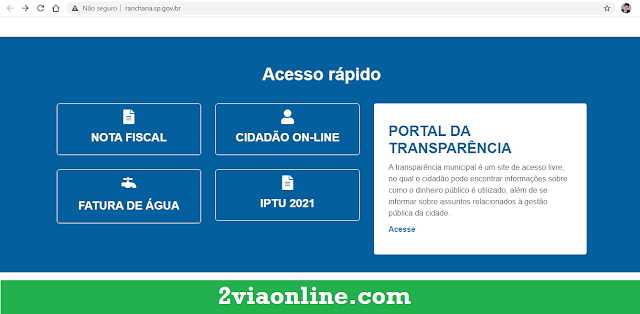 2Via SAE Rancharia-SP: plataforma libera o acesso a partir do número de ligação da Unidade Consumidora ou através do número de documento do titular