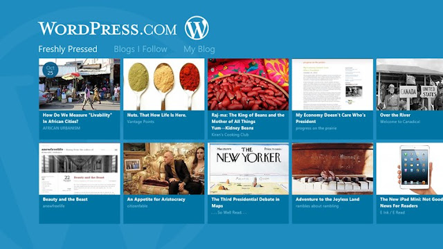 WordPress app Windows 8