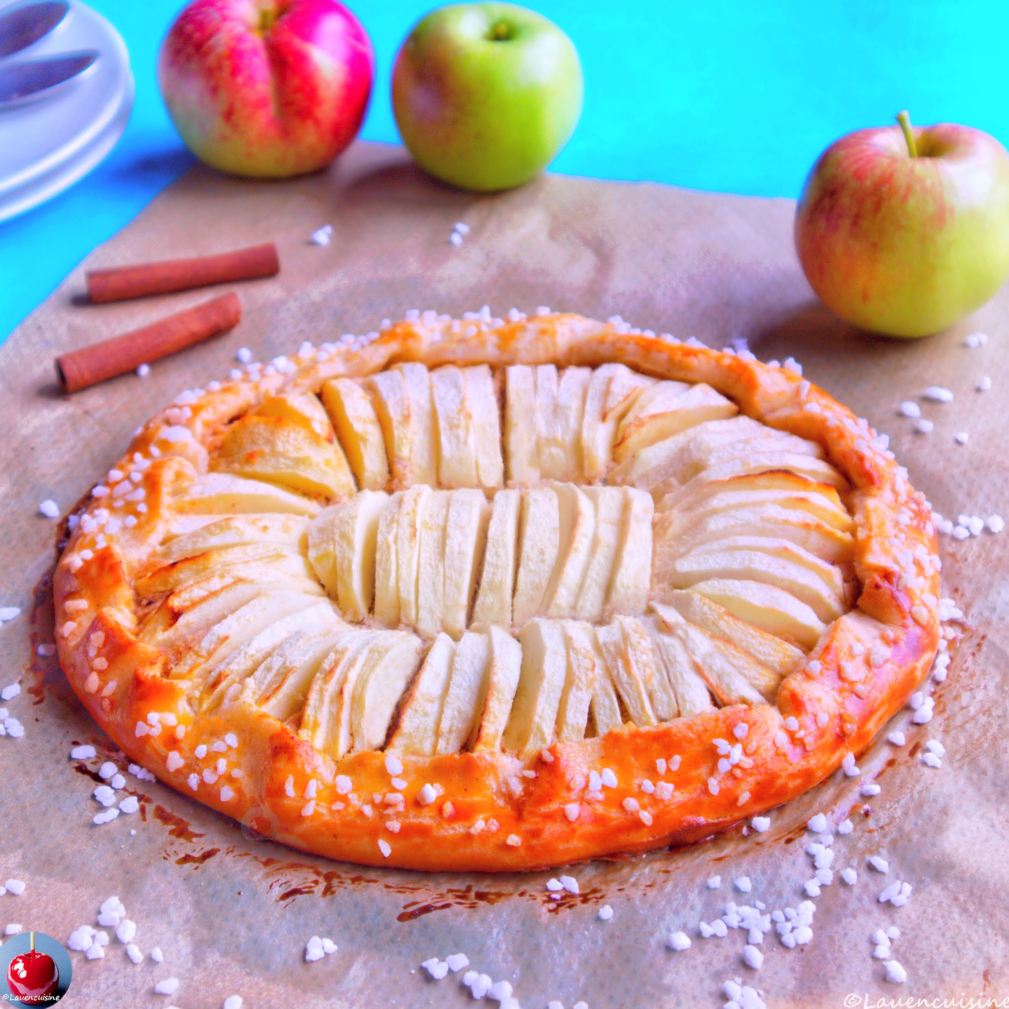 Tarte rustique aux pommes facile