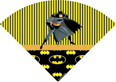 Batman Party, Free Printable Cones.