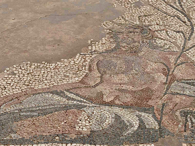 River god floor mosaic, Mediana, Nis, Niš, Serbia