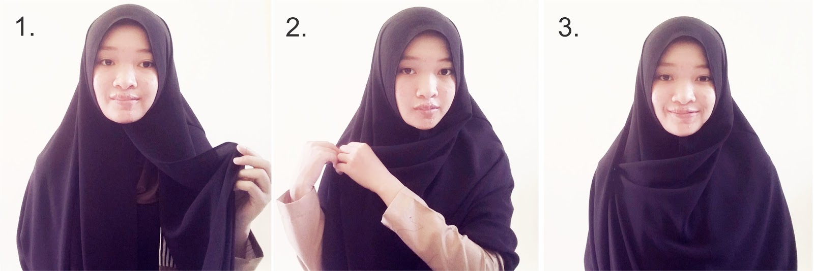 Tutorial Hijab Syari Modern Hijab Instan Syari Bag 2 Buana