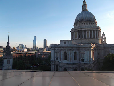 View of St. Paul's Cathedral from One New Change Terrace