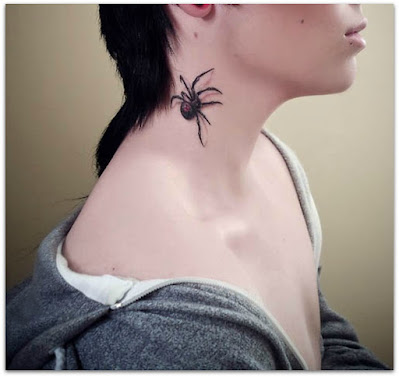 3D Tattoos on neck