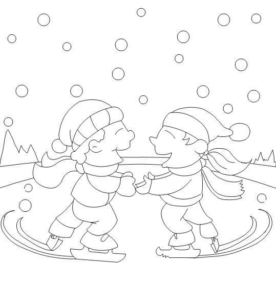 kids coloring pages, winter coloring pages title=