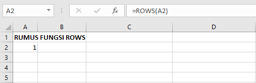 Fungsi ROWS: Kegunaan, Contoh, dan Langkah-Langkahnya di Excel