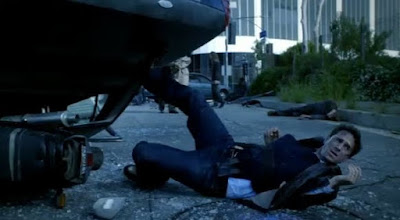 Joseph Fiennes Mark Benford FlashForward pilot screencaps images pictures photos screengrabs captures car crash