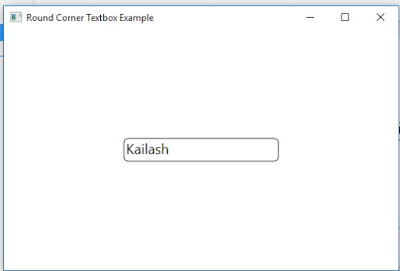 corner round Textbox