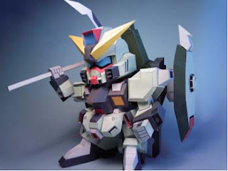 Forbidden Gundam Papercraft 1