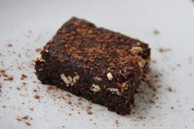 Raw vegan brownie