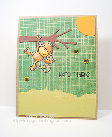 Hang in There card-designed by Lori Tecler/Inking Aloud-stamps and dies from Paper Smooches Hang in There card-designed by Lori Tecler/Inking Aloud-stamps and dies from Paper Smooches