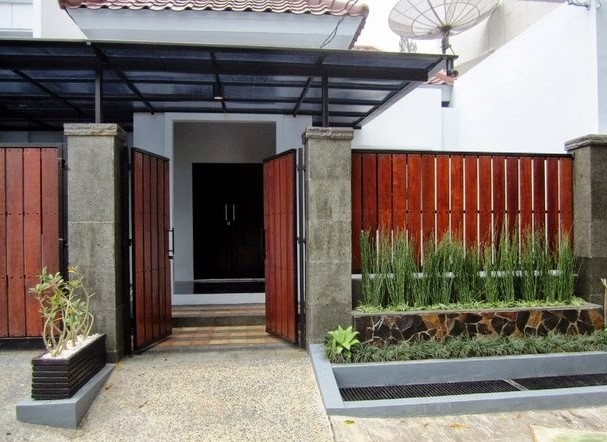 warna cat pagar rumah modern terbaru