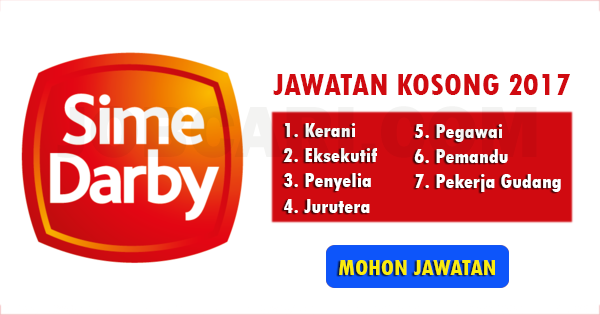 Jawatan Kosong Di Sime Darby Terbuka November Pelbagai Jawatan Jobcari Com Jawatan Kosong Terkini