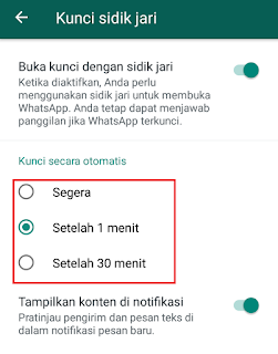 Cara Mengaktifkan Fitur Sidik Jari Whatsapp
