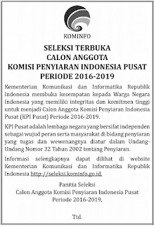  Komisi Penyiaran Indonesia Pusat (KPI) jakarta pusat