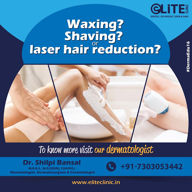 Waxing, Shaving or Laser hair reduction