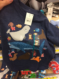 finding dory character t shirt boys