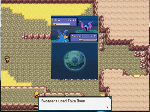 Pokemonium free pokemon mmo battle screen shot