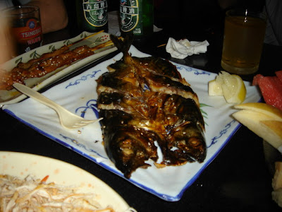 We had ikan bakar in a pub! :P