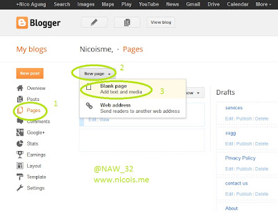 tutorial membuat halaman sitemap pada blogger/blogspot 