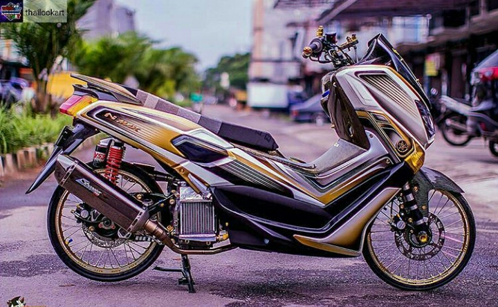 Foto hits modifikasi yamaha Nmax  terbaru