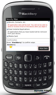 Cara Reset Blaackberry 9320 Ke Pengaturan Pabrik