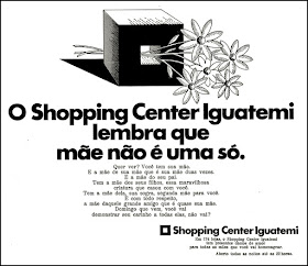 Shopping Iguatemi,  Moda anos 70; propaganda anos 70; história da década de 70; reclames anos 70; brazil in the 70s; Oswaldo Hernandez 