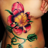 Womens Half Sleeve Flower Tattoos