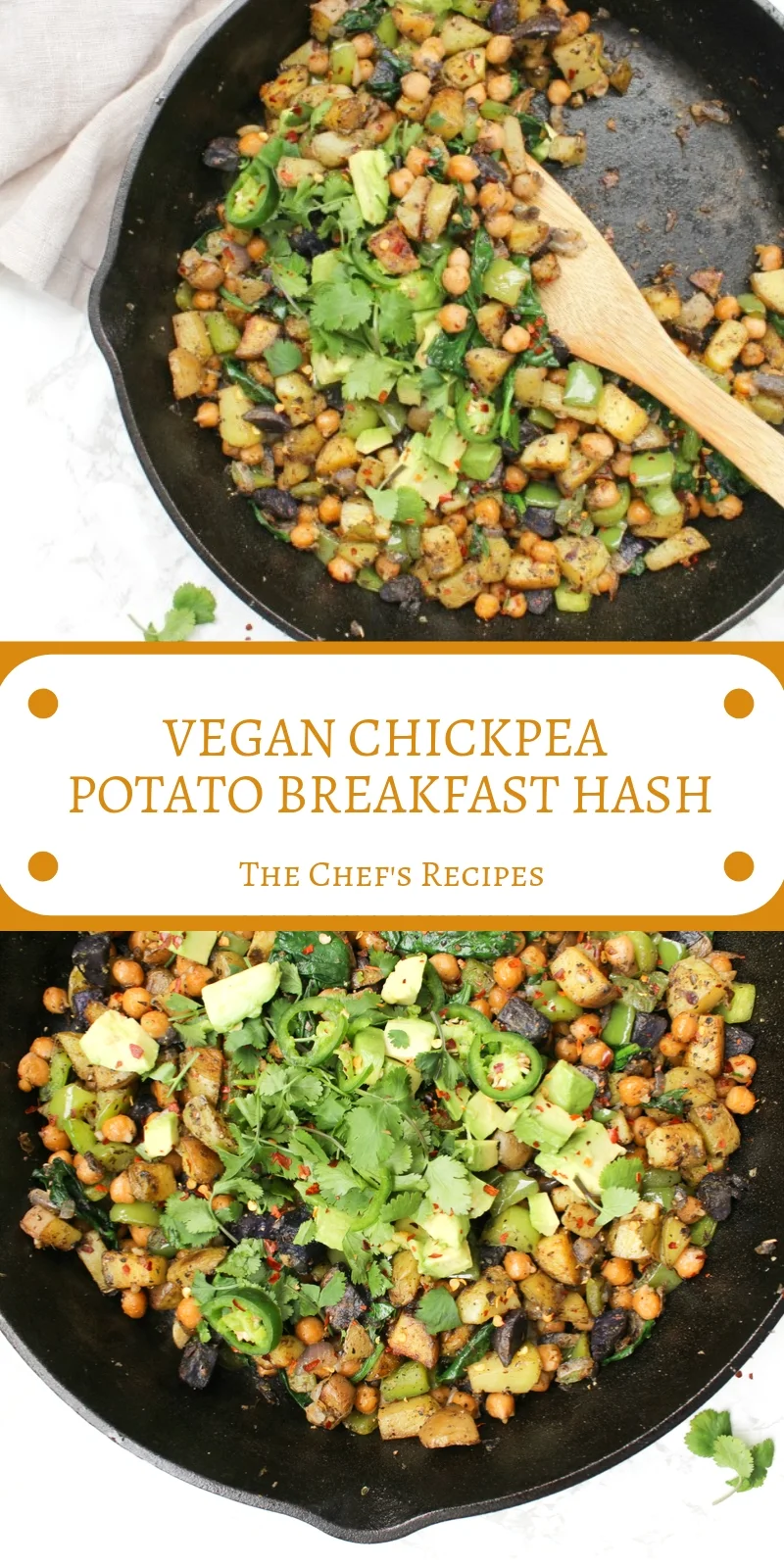 VEGAN CHICKPEA POTATO BREAKFAST HASH