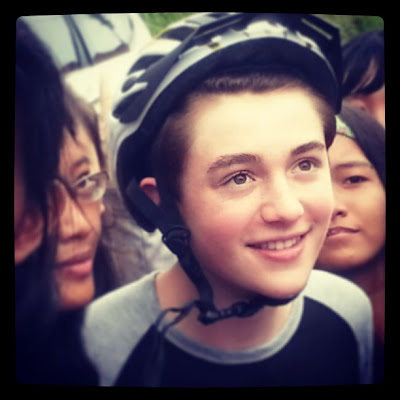 Greyson Chane Bali Fans Helmet 2013 Eyes Smile