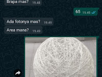 Lampion Benang Gantung Kirim ke Kauman Magetan 