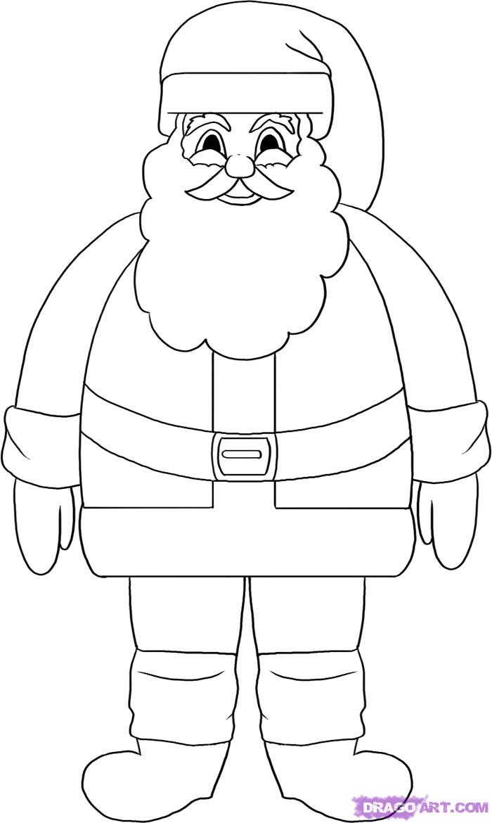 Santa Claus Drawing