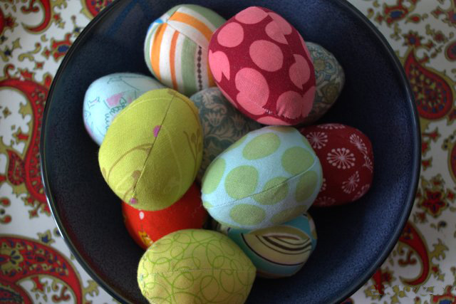 Fabric Eggs - Pattern and Tutorial