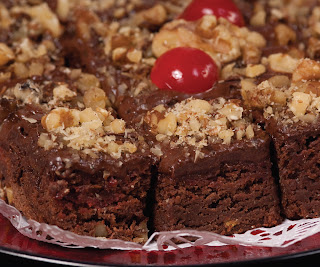 Cherry Walnut Brownies