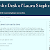 Blog Critique: From the Desk of Laura Stephenson