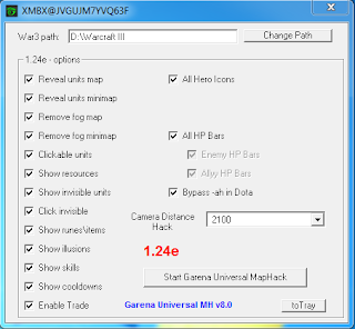 Garena Universal MapHack v8.0 - GUMH 8.0 for Warcraft 1.24e