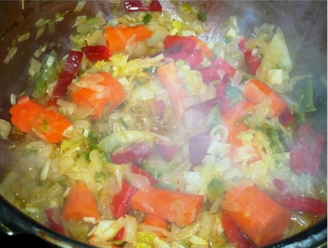 receta de rabo de toro a la cordobesa verdura pochando