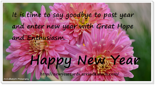 Goodbye, Past year, New Year, Hope, Enthusiasm, New Year Card, HD Card