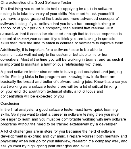 Jobs Testing and Documenting Software for The Federal Government