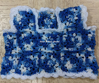 yoke of the Sapphire baby dress