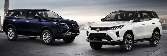 2021 TOYOTA FORTUNER LEGENDER HAS FINALLY UNCOVERED THE FACELIFTED VERSION OF ITS POPULAR MIDSIZE SUV