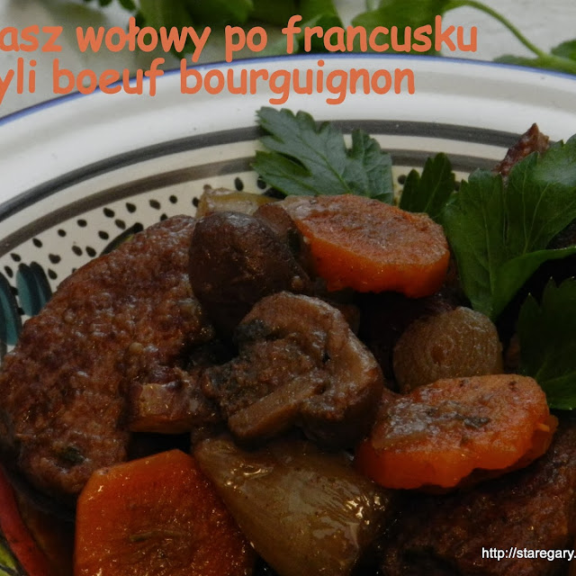 Gulasz wołowy po francusku czyli boeuf bourguignon